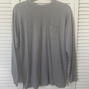 Huk Men's Long Sleeve Gray Tee